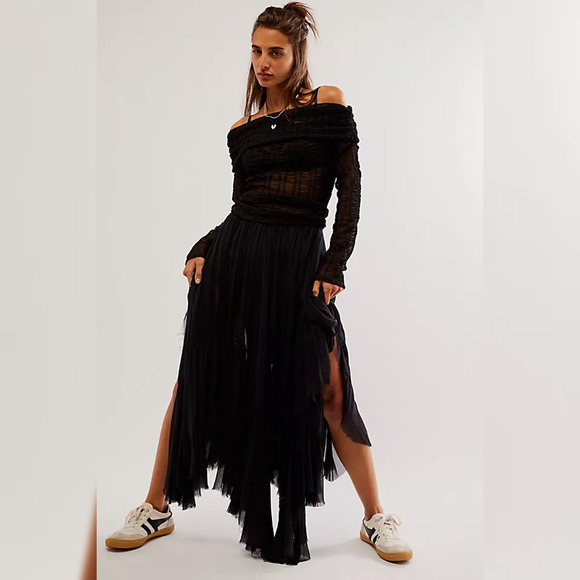 FP One - Free People Clover Skirt - Black - Size XS - Picture 2 of 8